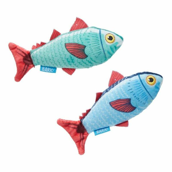 Houndsabueso Plush Mike the Trout Twins Dog Toy, Blue & Red, 6PK HO3306010